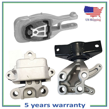 Juego 3pcs Motor & Auto Trans Montajes Para 13-16 Buick Encore Chevrolet Trax