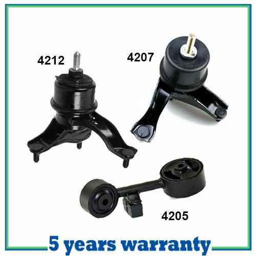 M784 Motor Trans Mount 3PCS For 01-03 Toyota Highlander 3.0L 4WD 4212 4205 4207