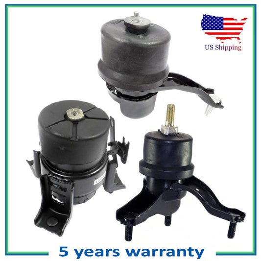 4239 4212 4207 Engine Motor & Trans Mount Manual Set For 04-06 Toyota Camry 3.3L