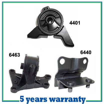 M538 Engine Motor & Trans Mount 3PCS For 2000-2002 Mazda 626 2.0L for Auto Trans