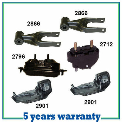 M662 Motor & Trans Montaje Juego 6PCS Para 1994-2003 Pontiac Grand Prix 3.1L