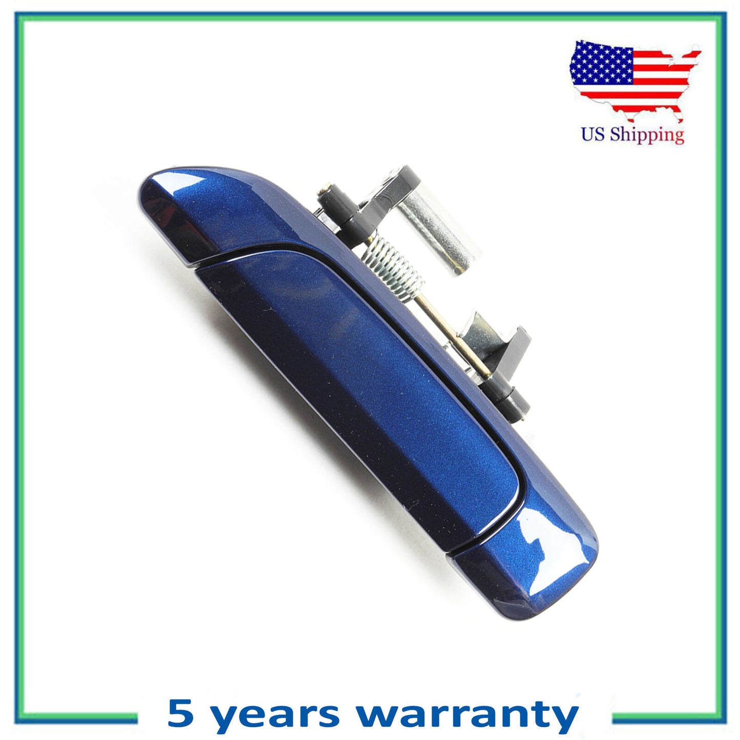 Rear Left Exterior Outside Door Handle For 2001-2005 Honda Civic Blue B96P