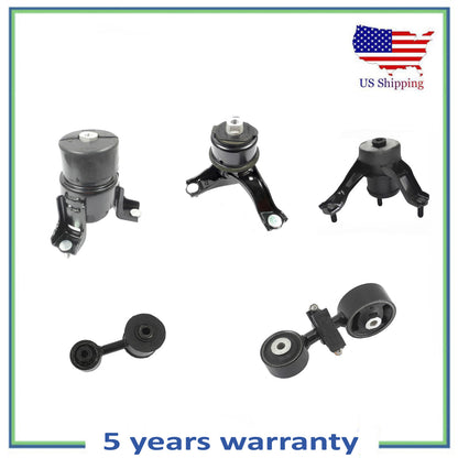 5PCS Japan Built Engine Motor & Manual Trans Mount For 02-06 Toyota Camry 2.4L