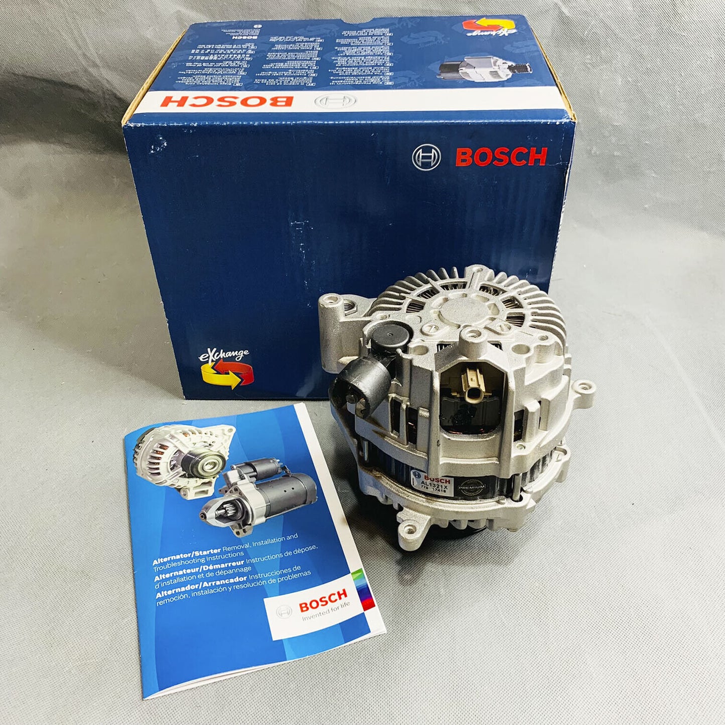 BOSCH Remanufactured Alternator For 2013-2017 Honda Accord 2.4L AL1321X