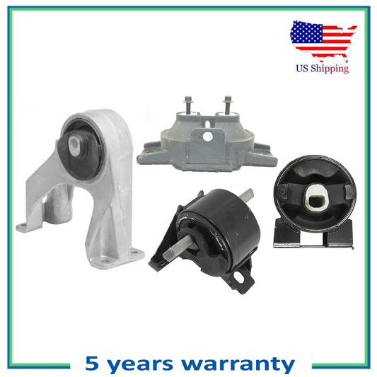 Set 4 PCS Engine Motor & Auto Trans Mount For 09-10 Dodge Journey 3.5L V6 AWD