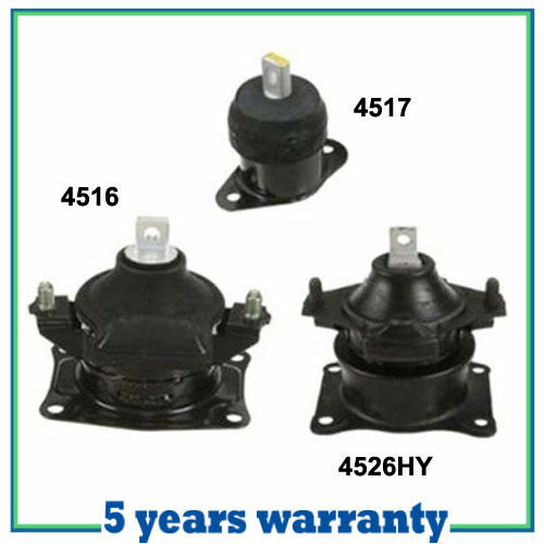 M076 Moteur Montage Pour 03-07 Honda Accord 2.4 F & R Set 3PCS Auto Trans