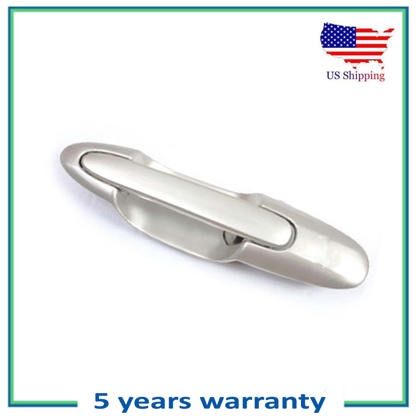 Rear Left Outside Outer Door Handle For 2000-2006 Mazda MPV Sparkling Silver 24E