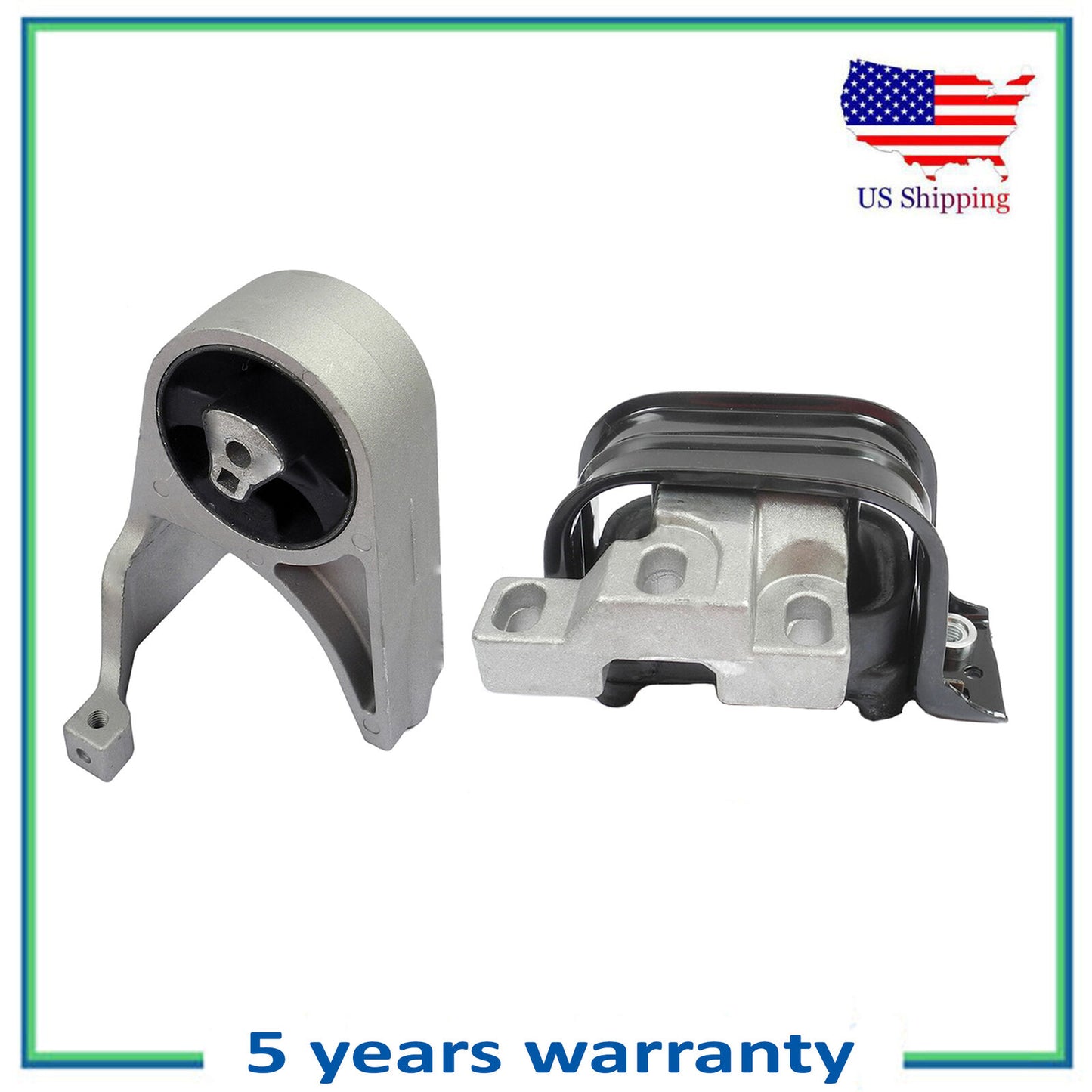 2PCS Motor Montaje Para 2001-2006 Chrysler Sebring Dodge Stratus 2.4L 2.7L