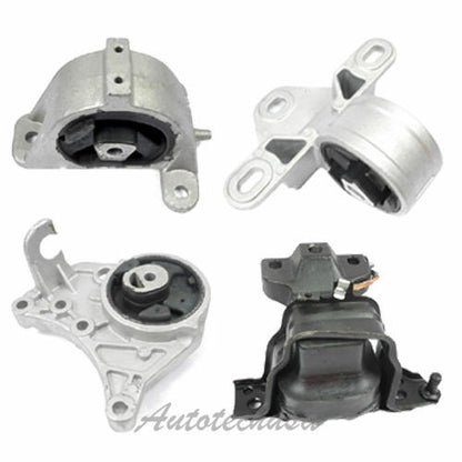 M048 Motor & Trans Montaje Para 01-07 Dodge Caravan Magnífico 3.3L 3.8L De 4PCS