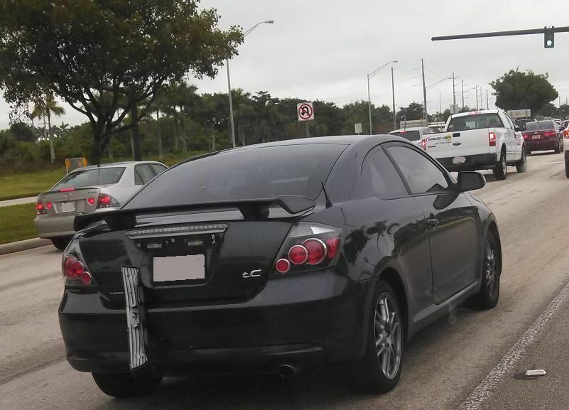 Tailgate Handle Garnish Trim Strip Primed For 2005 2006-2010 Scion tC Silver 1F7