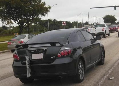 Tailgate Handle Garnish Trim Strip Primed For 2005 2006-2010 Scion tC Silver 1F7