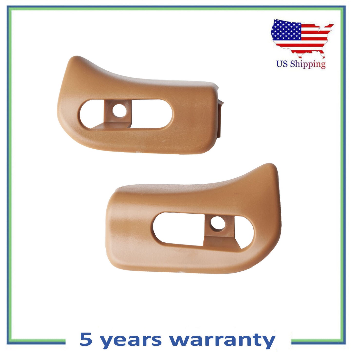 Set Beige Sun Visor Pivot Trim Cap For Benz R129 SL600 SL500 SL320 Left & Right