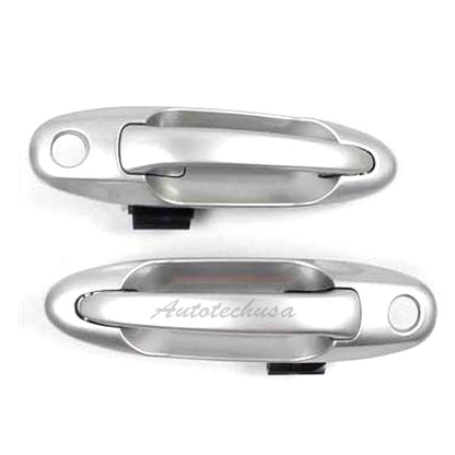 New Front Pair Outside Door Handle For 04-06 Tundra 01-07 SEQUOIA 1C8 Lunar Mist