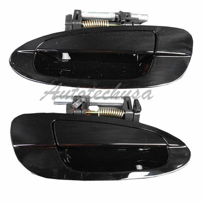 NoMoreBreaking For Nissan Altima Outside Door Handle DS230 Rear 2 PCS Black KH3