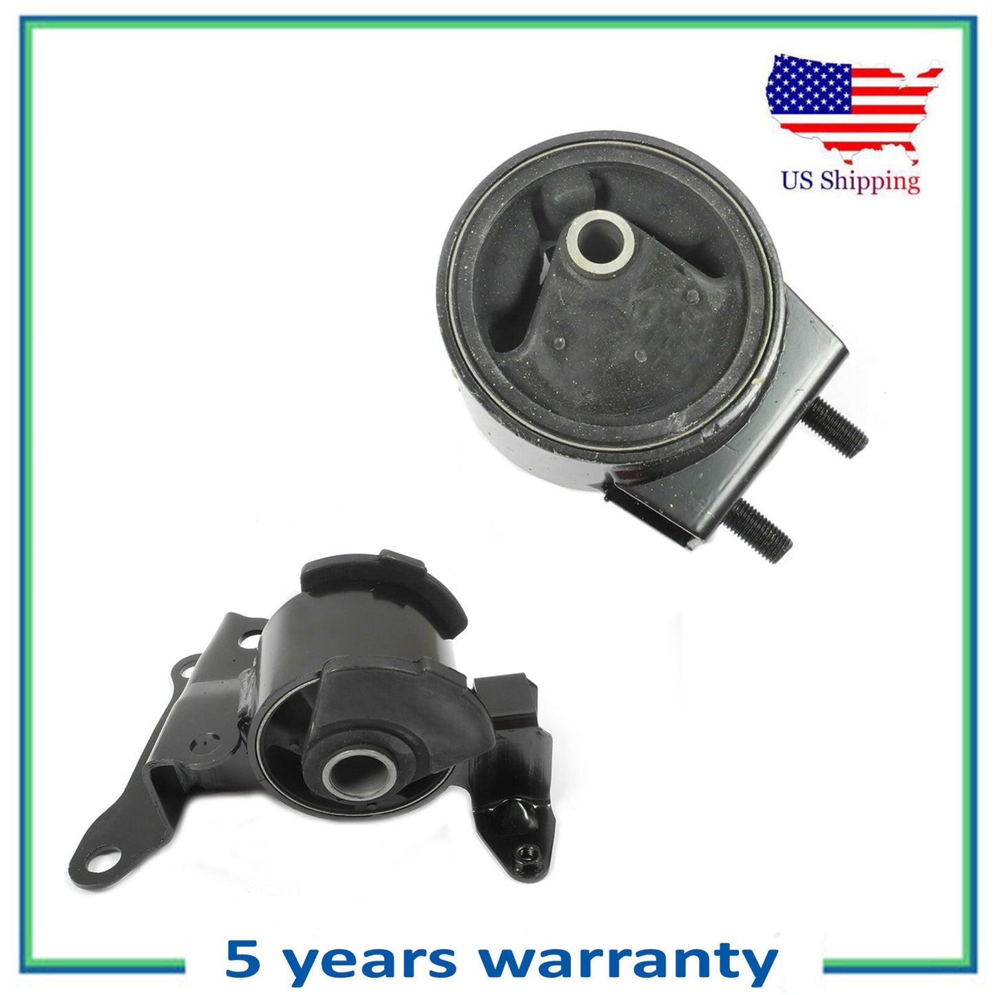6433 6471 Moteur & Trans Montage Set 2PCS Pour 95-98 Mazda Protege Es 1.8L