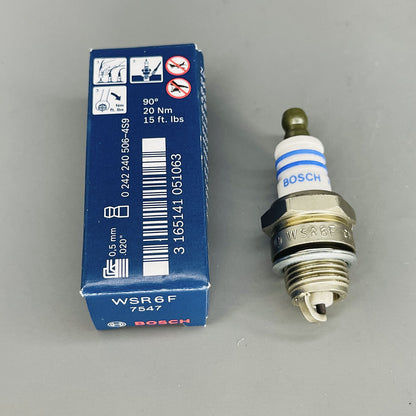 OE Bosch Spark Plug 6PCS 7547 WSR6F For STIHL FS MS Series HUSQVARNA + more