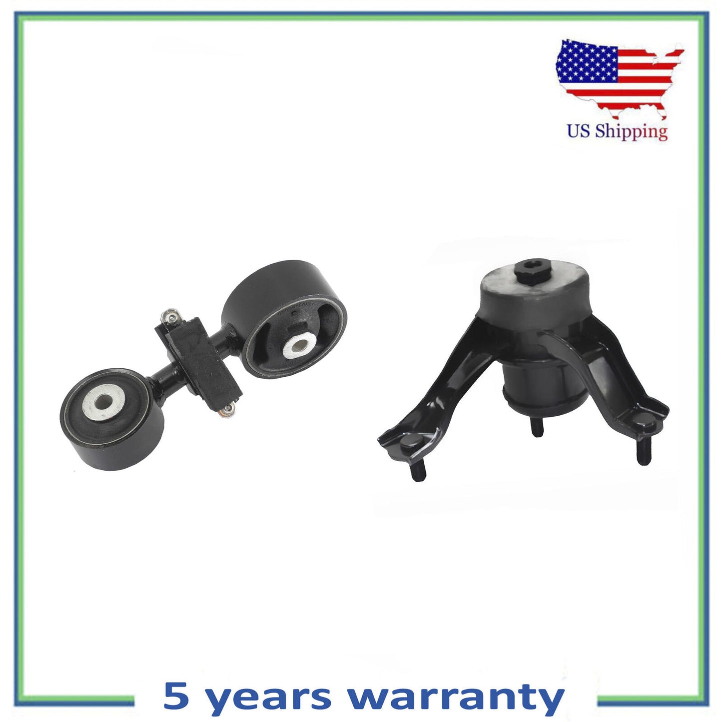 2PCS Japan Built Front Torque Strut & Trans Mount For 02-06 Toyota Camry 2.4L L4