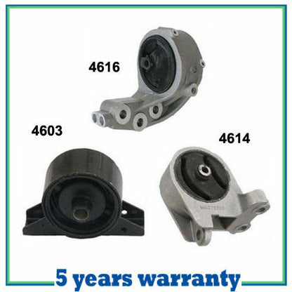 M050 Motore Montante Per 01-05 Dodge Stratus Coupe 3.0L 3PCS 4603 4616 4614