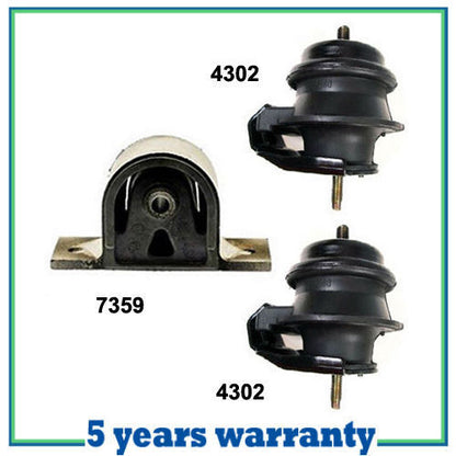 M622 Engine Motor & Trans Mount Set 3PCS For 03-09 Nissan 350Z 4302 4302 7359