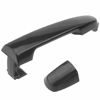 Rear L & R 2PCS Outside Door Handle For Toyota Camry Corolla Non Painted Black