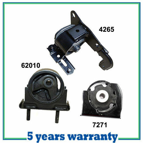 M816 Moteur & Trans Montage Set 3PCS Pour 01-05 Toyota RAV4 2.0L 2.4L Auto