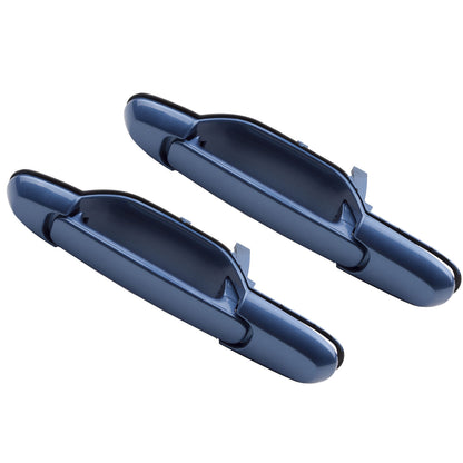 Arrière Paire Set 2 Extérieur Porte Poignée Pour 98-03 Toyota Sienna Denim Bleu
