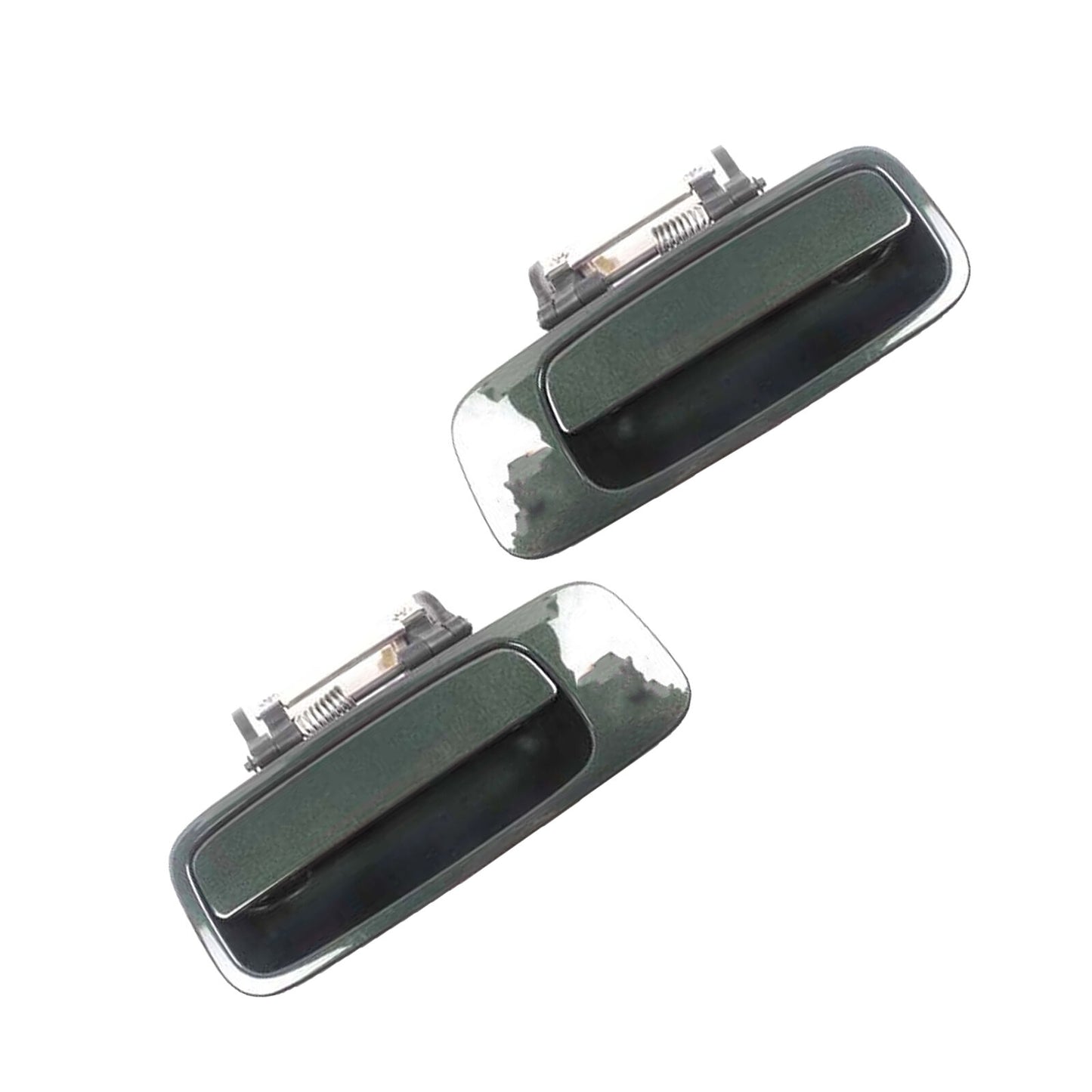Rear Pair Outside Door Handle For 00-2004 Toyota Avalon 6R1 Woodland Green Pearl