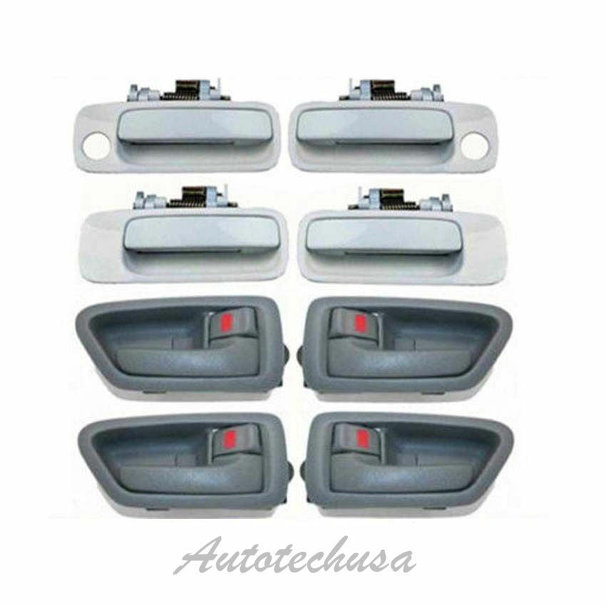 1997-2001 Per Toyota Camry 4 Grigio Interno/4 Bianco 040 Esterno Porta Manico