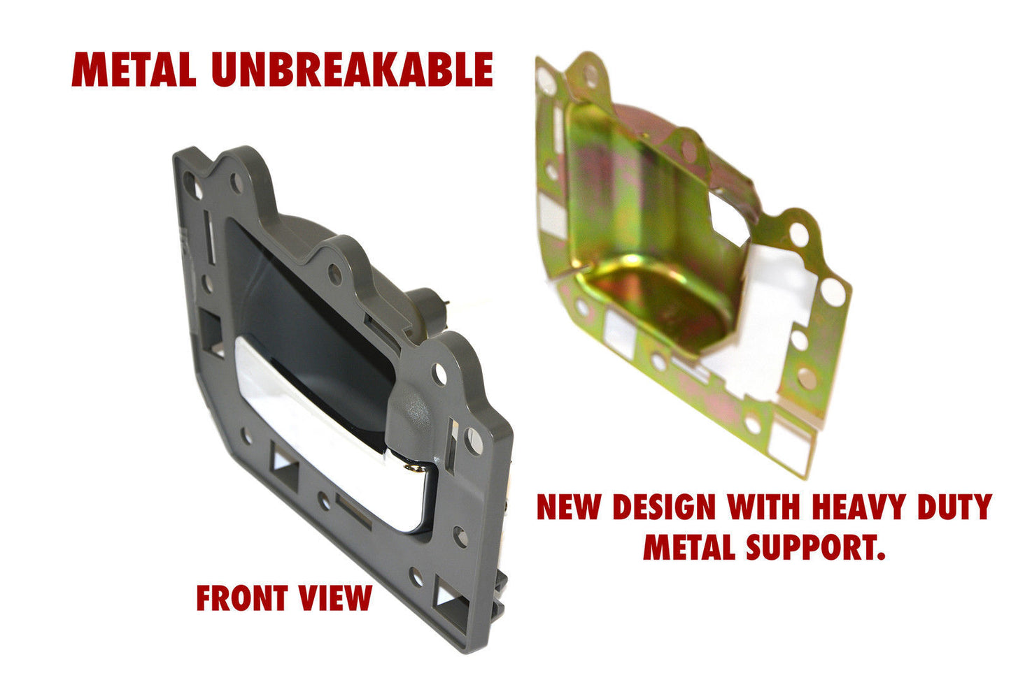 Rear Right Interior Door Handle BJ0008-NS For 05 Jeep Grand Cherokee Gray Chrome