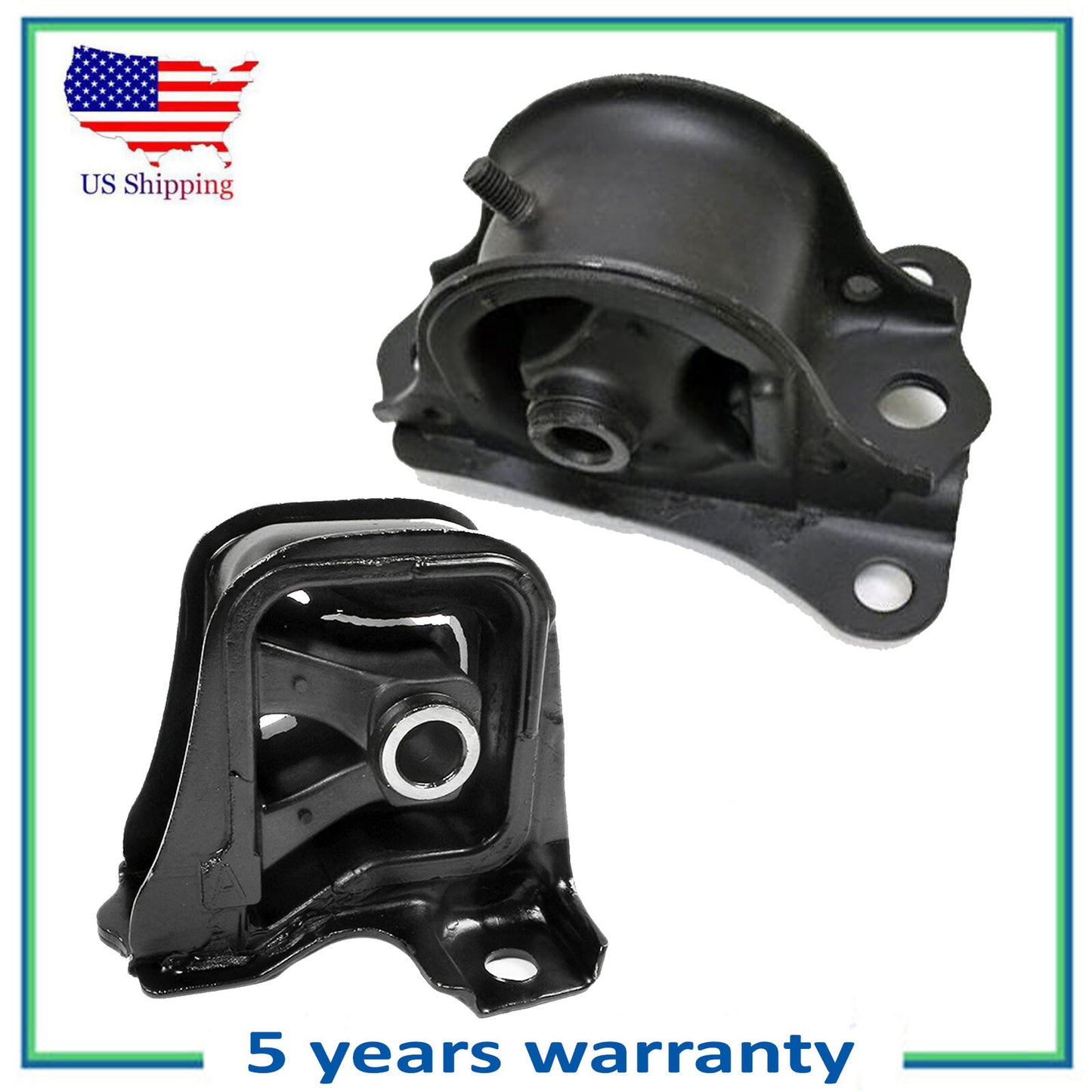 2PCS Motore & Trans Montante Per 1998-2002 Honda Accord 2.3L 6572 6570 Auto