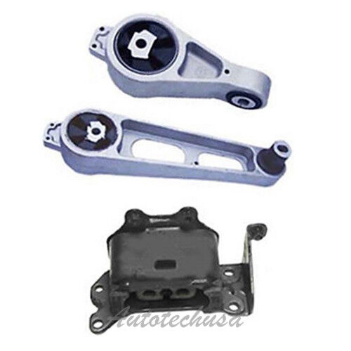 M425 Engine Motor & Trans Mount For 01-09 Chrysler PT Cruiser 2.4 3PCS w/o Turbo