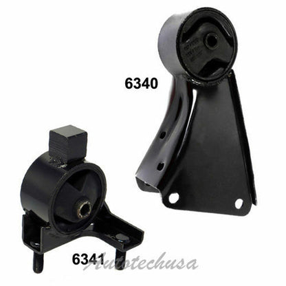 For 1989-1994 Nissan Maxima 3.0 SOHC M1045 Rear Engine Motor Mount Set 2PCS Auto