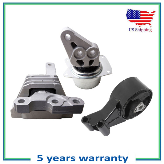 Set 3Pcs Moteur Et Transmission Montage Pour 10-16 Cadillac SRX 3.0L 3.6L