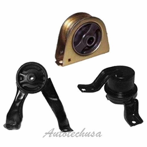 M258 Engine Motor Mount For 02-07 Mitsubishi Lancer 2.0L Kit 3PCS 6647 4606 4617