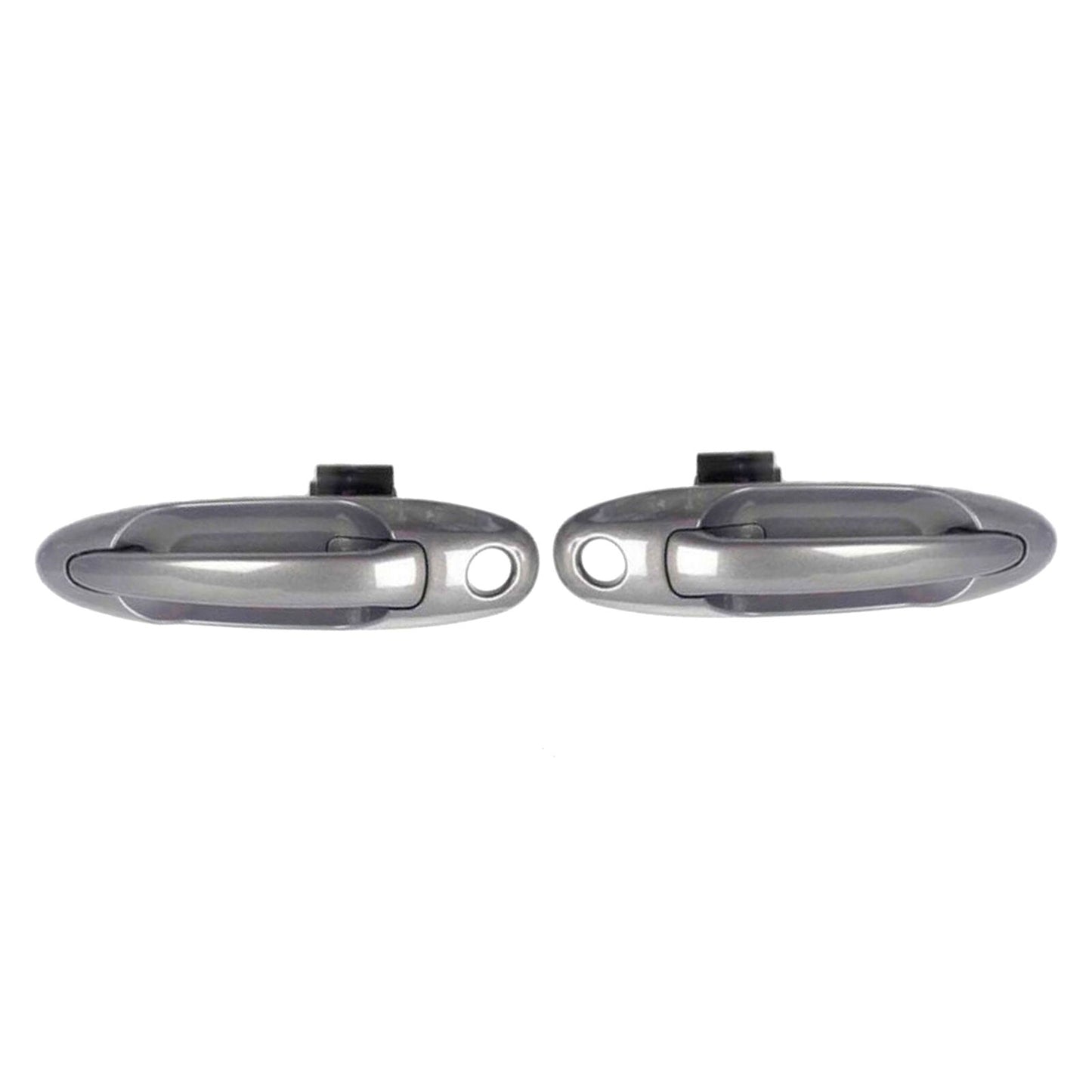 Front Pair Outer Door Handle For 1C7 Thunder Gray Metallic Toyota Tundra Sequoia