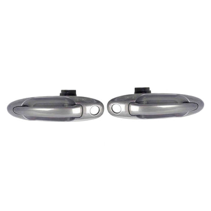 Front Pair Outer Door Handle For 1C7 Thunder Gray Metallic Toyota Tundra Sequoia