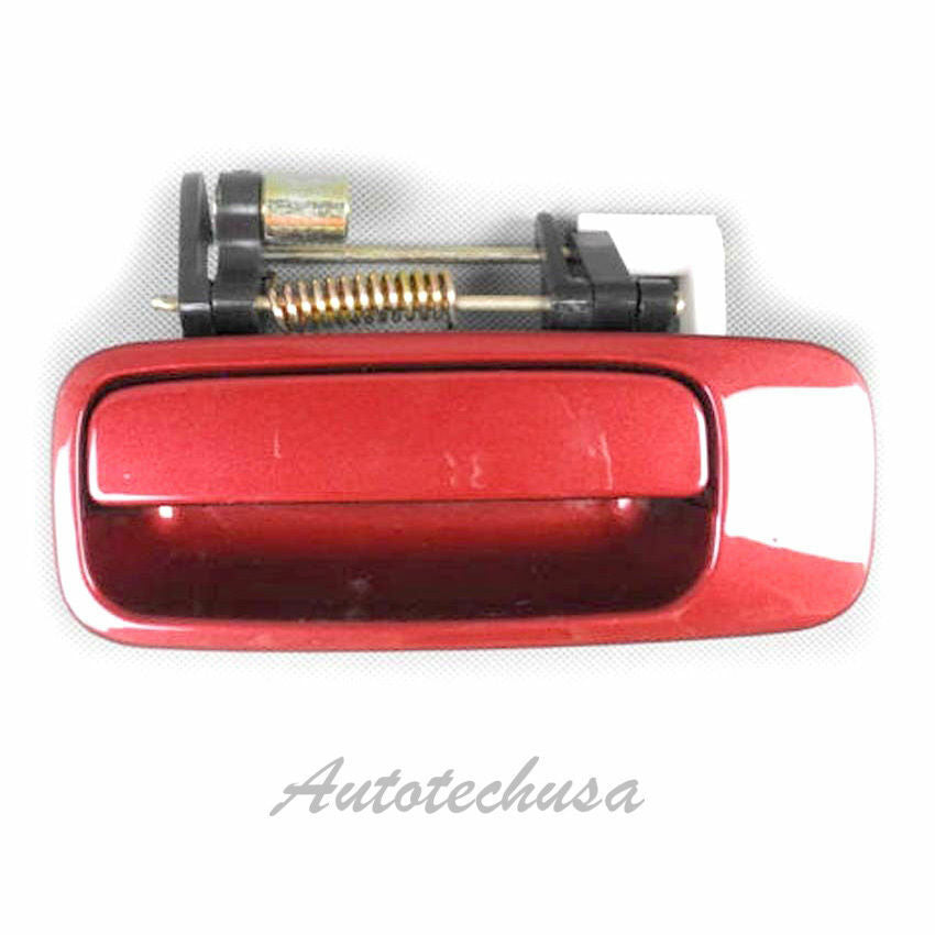 1997-2001 For Toyota Camry Rear Left SUNFIRE RED 3K4 Outside Door Handle B3921