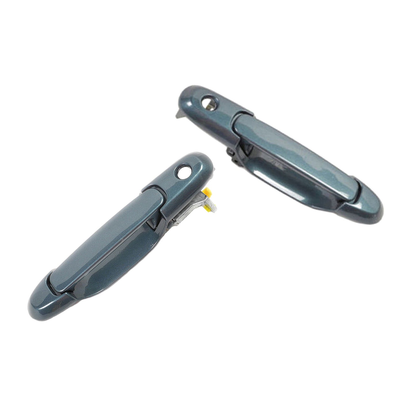 Front Pair Outside Door Handle For 98 99-03 Toyota Sienna Sailfin Blue Pearl 8N7