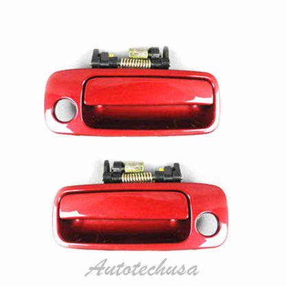 97-01 For Toyota Camry Front 2PCS SUNFIRE RED 3K4 Outside Door Handle DS169