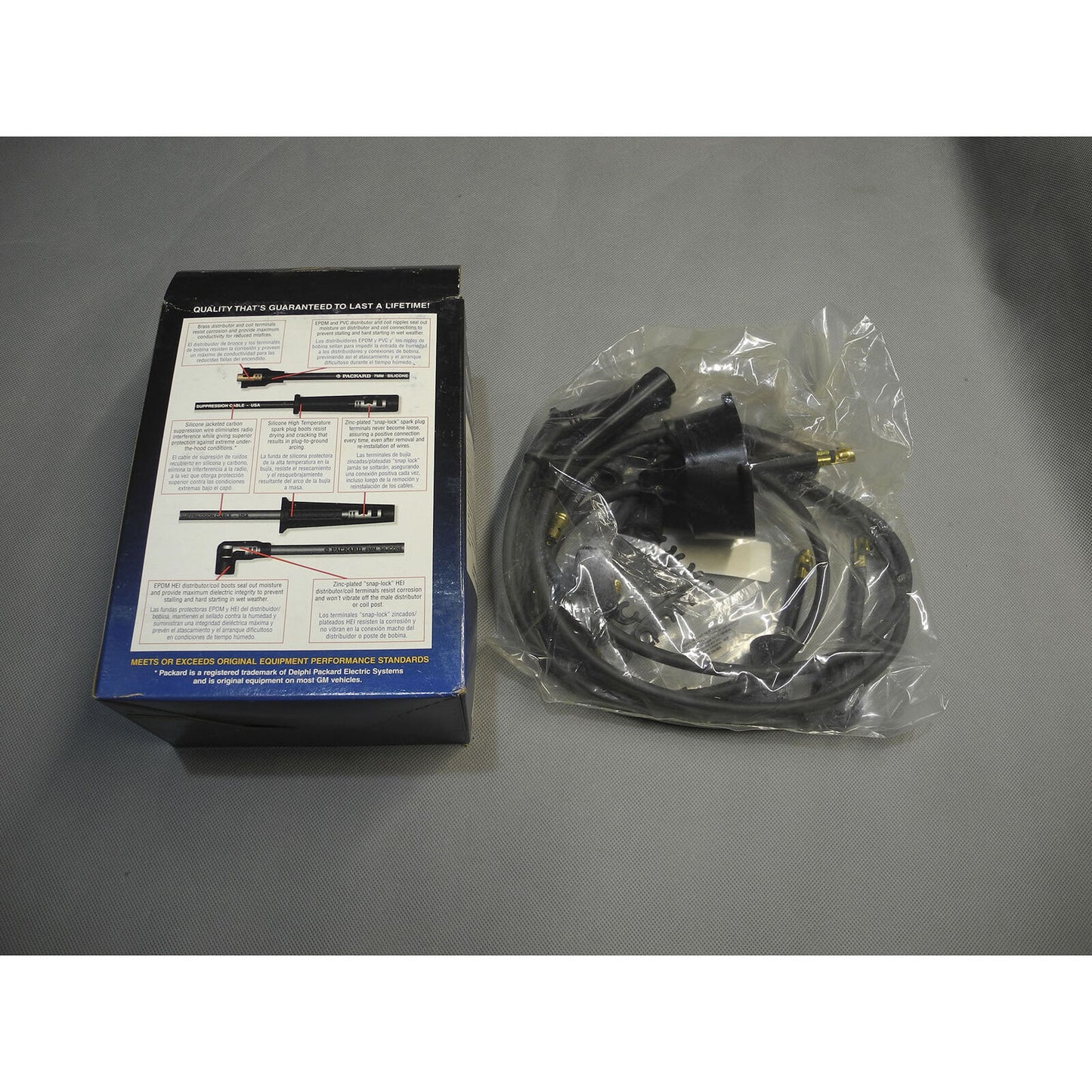 Spark Plug Wire Set OEM PI4703 For 1985-1987 Honda Accord Prelude 1.8L 2.0L