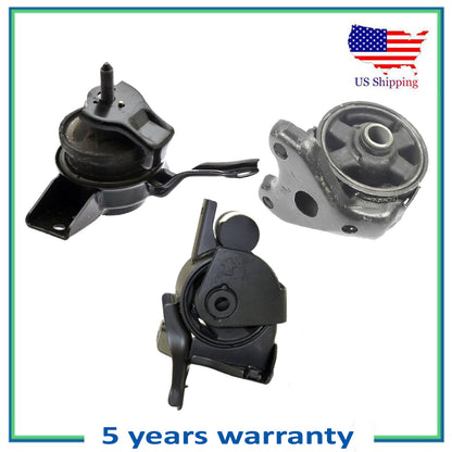 3PCS Motore & Trans Montante Per Standard Hyundai Tiburon 2.0L 7118 7128 7172