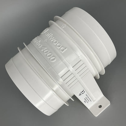 Attwood 1749-4 Turbo 4000 Serie 4-Inch Turbo in-Line Soffiatore