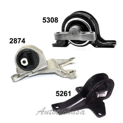 Engine Motor & Trans. Mount M1048 02 03 04 For Oldsmobile Alero 2.2L Set 3 Auto