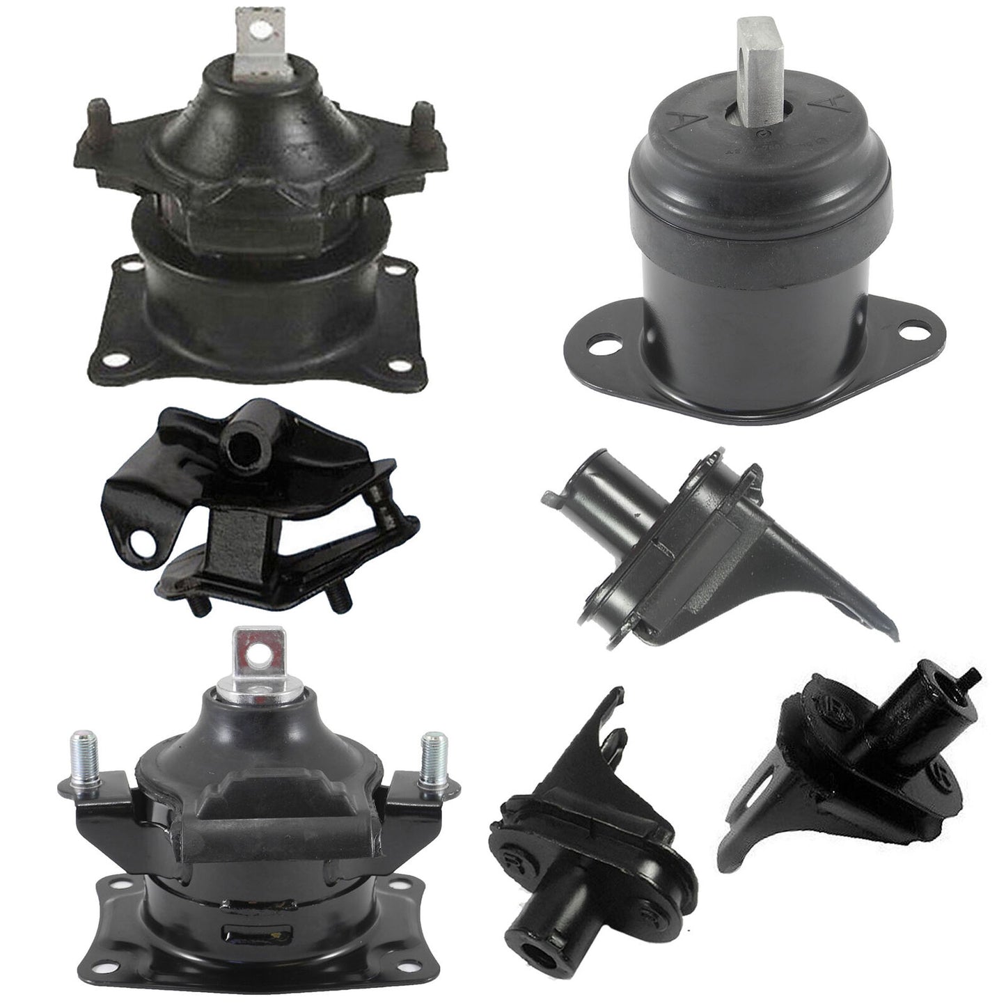 7PCS Juego M3710 Para 2004-2008 Acura Tsx 2.4L Automático Motor & Trans Montaje