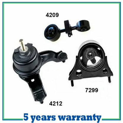 M795 Motore Montante Set 3PCS Per 2001 2002 2003 Toyota Highlander 2.4L 4WD