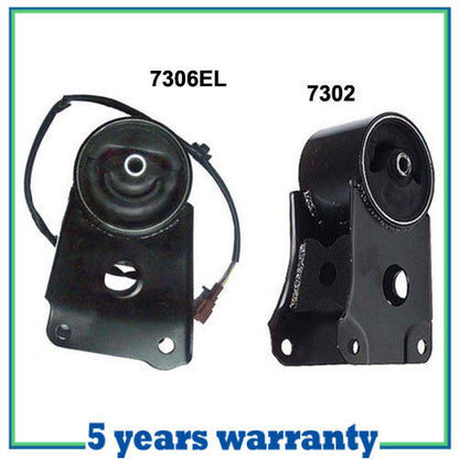 M882 Motor Mount 2PCS For 95-03 Nissan Maxima 3.0L 3.5L Front & Rear 7306EL 7302
