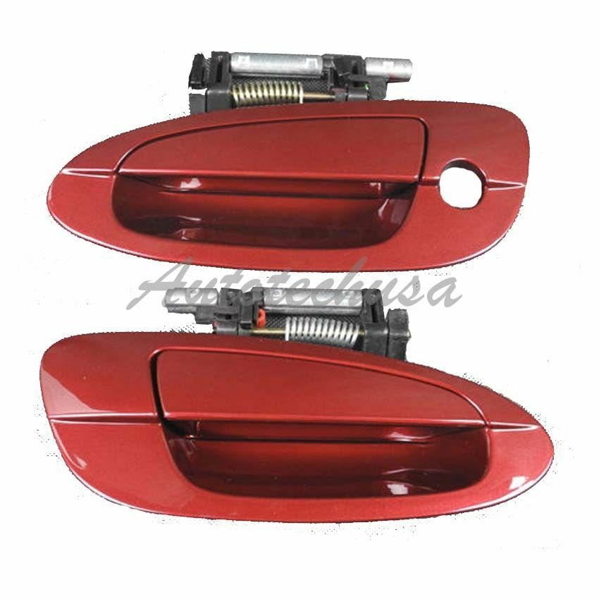 NoMoreBreaking For Nissan Altima Outside Door Handle DS226 Front 2 Ruby RED AX3