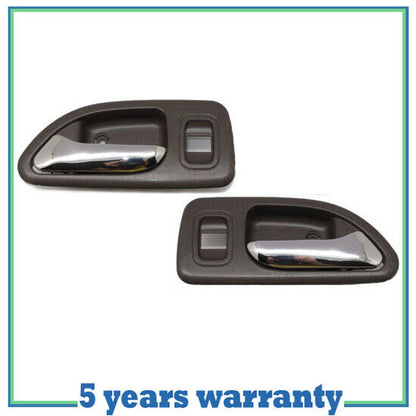 94-97 Para Honda Accord 2PCS Interior Puerta Mango Marrón Posterior Izquierdo &