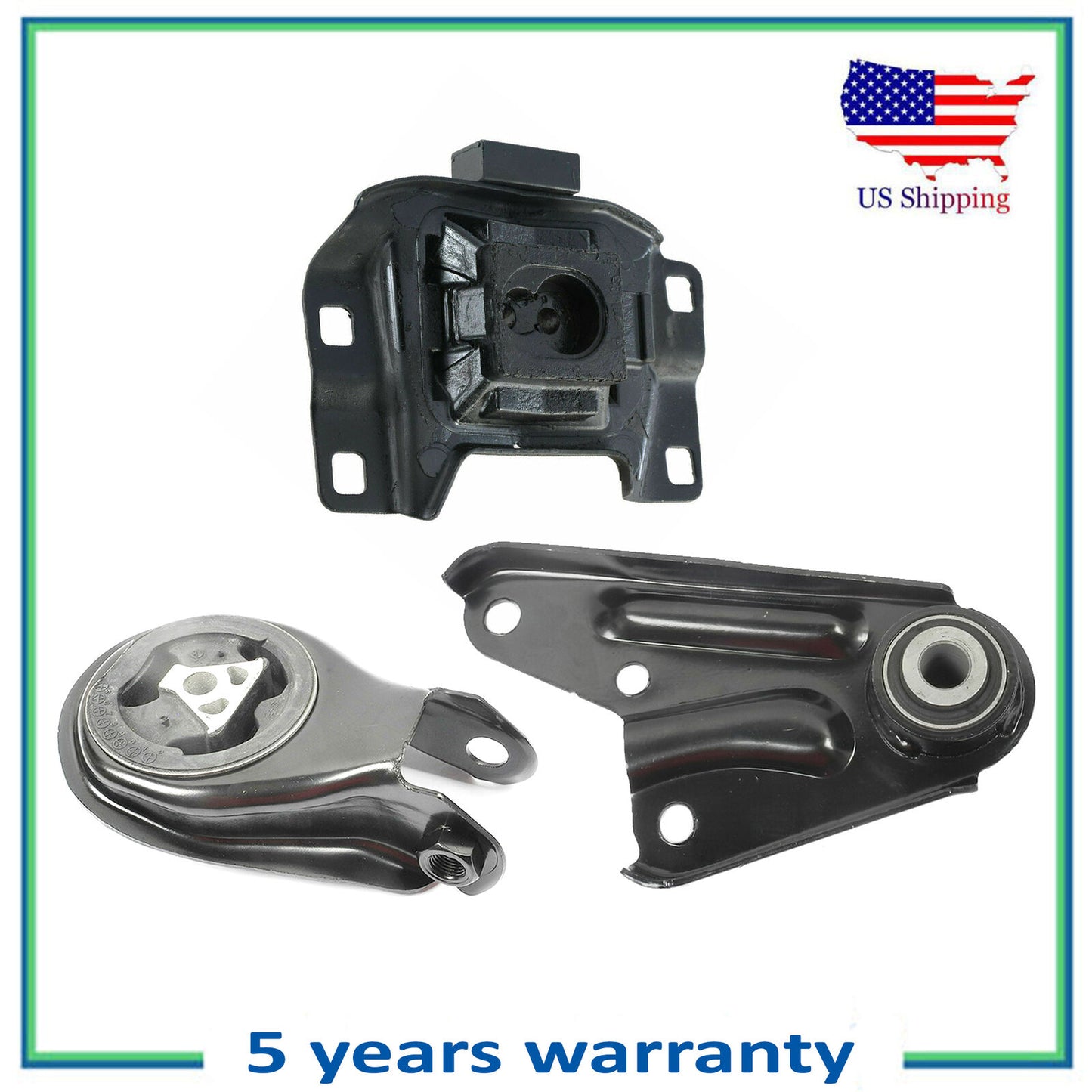 Juego 3PCS Nuevo Motor & Manual Trans Montaje Para Mazda 3 5 3 Sport 2.0L 2.5L
