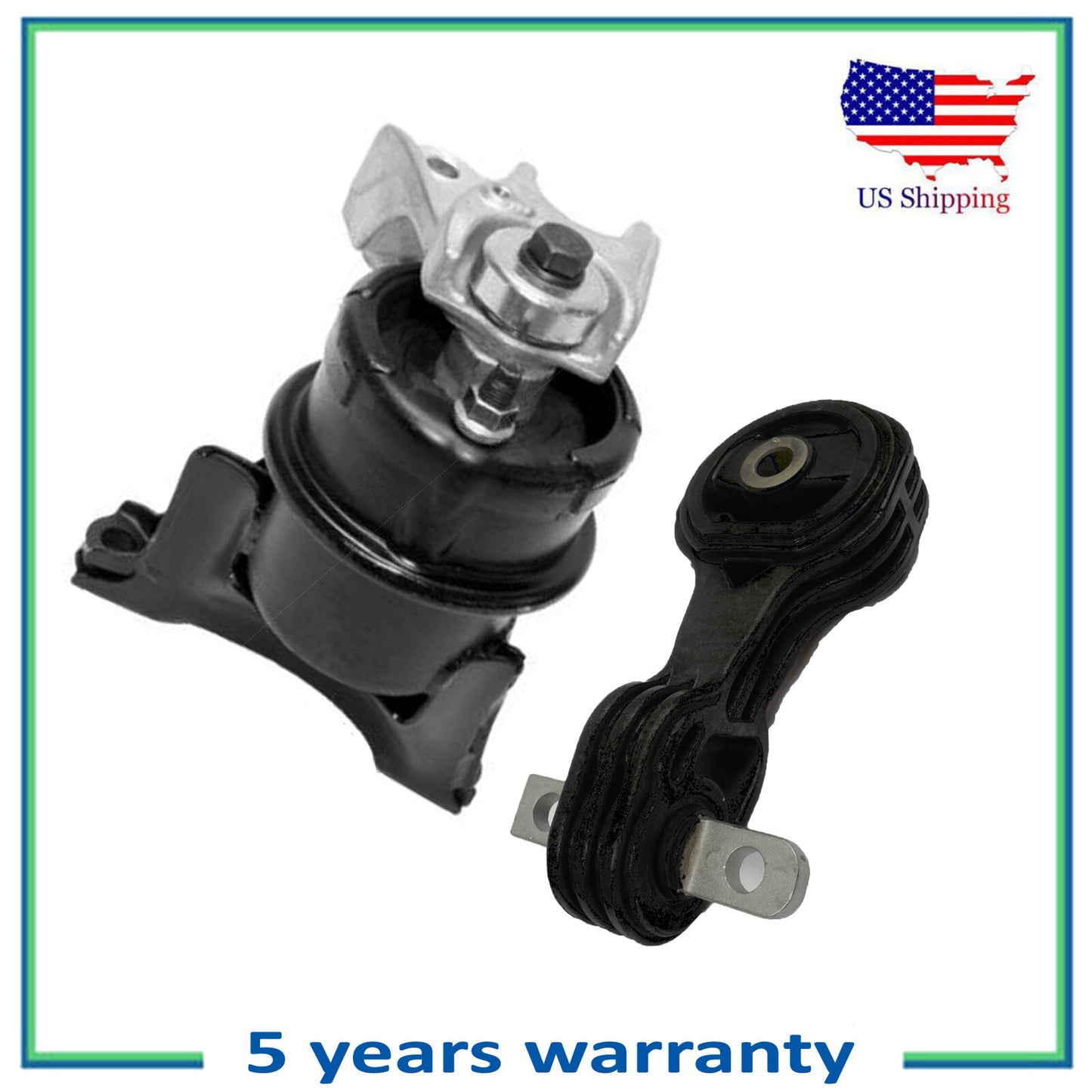 Engine Motor & Torque Strut Mount For 2006-2011 Honda Civic 1.3L 65029 65019